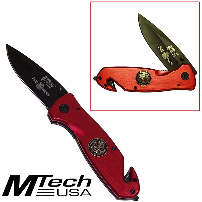 Extreme Firefighter Pocket Knife Set (Set of 2)  