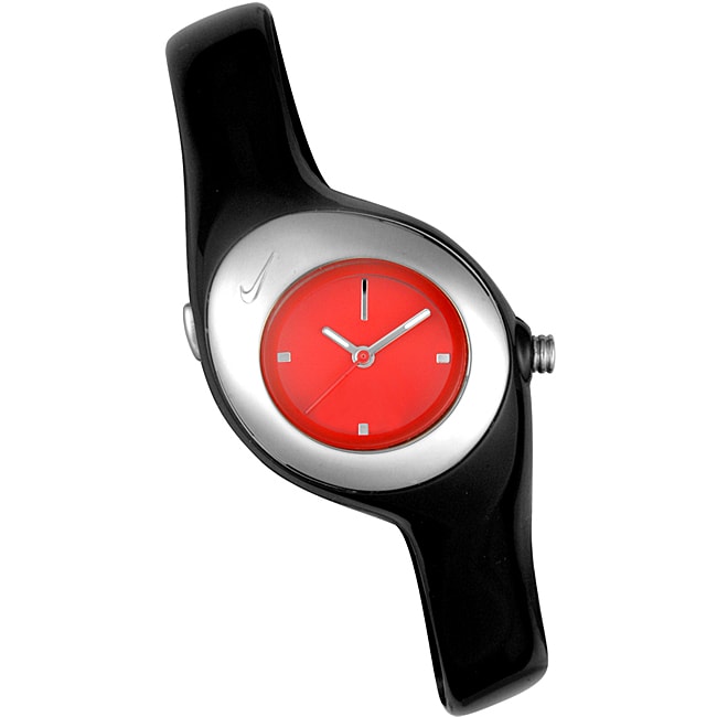 Nike Women's Triax Swift Sync Red Dial Watch - 11296047 - Overstock.com ...