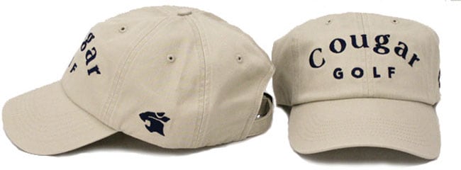 Cougar Golf Khaki Cap  