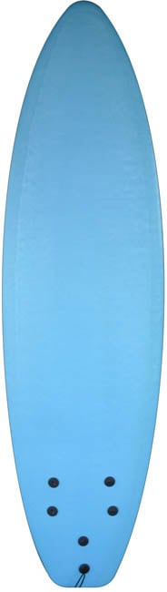 Soft Top Light Blue 72 inch Surfboard  