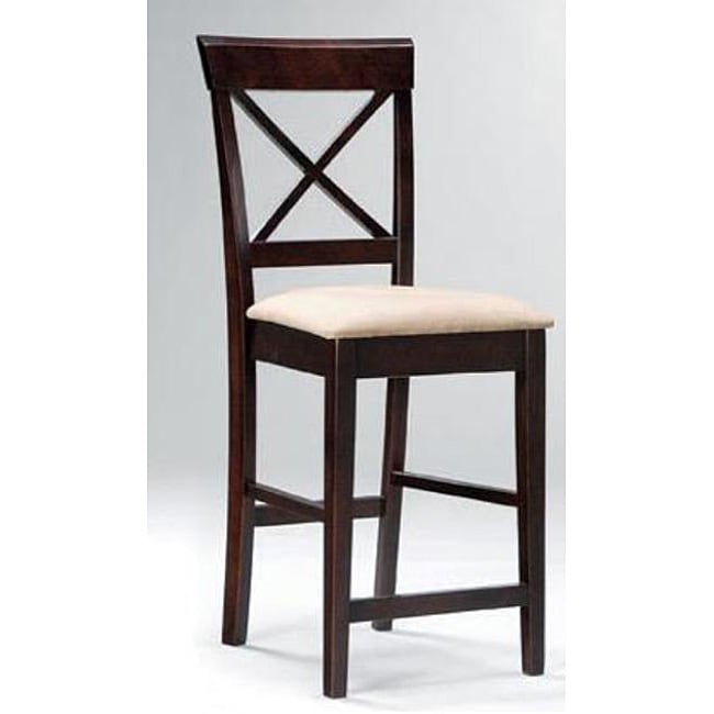 Cross Back Counter Stools (Set of 2)  