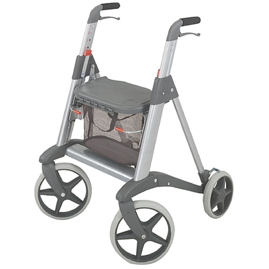 Cosco Silver Travel Rollator Walker Free Shipping Today Overstock