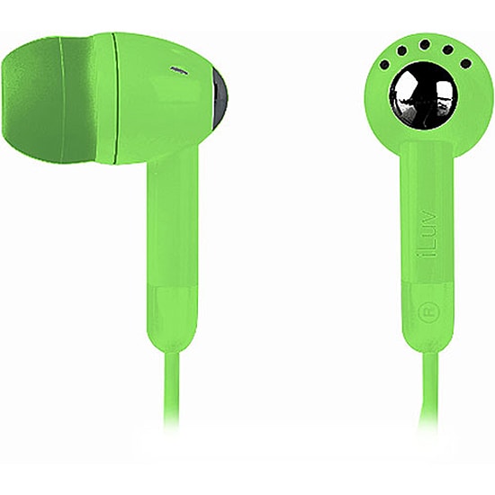 jWIN iLuv I301 Green Lightweight In Ear Earphones  