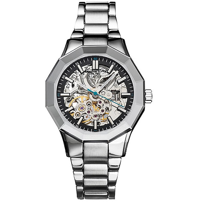 women's automatic skeleton watch