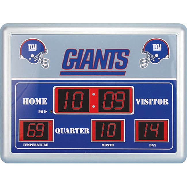 New York Giants Scoreboard Clock Free Shipping Today