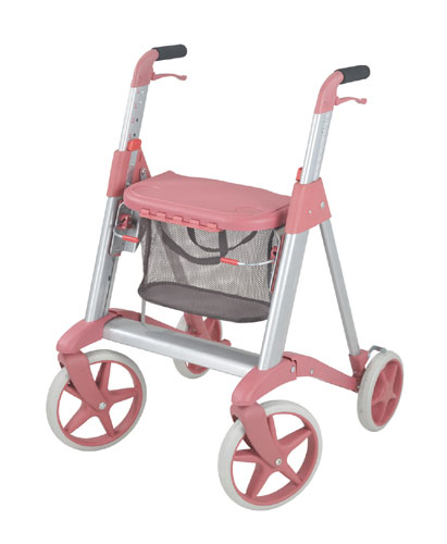 Cosco Geranium Color Traveler Rollator Walker  