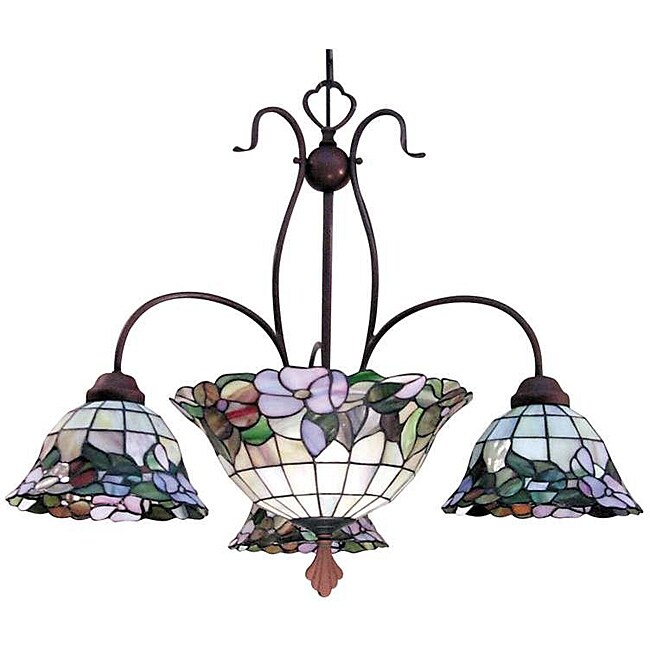 Tiffany-style Inverted Bowl Chandelier - 11349760 - Overstock.com ...