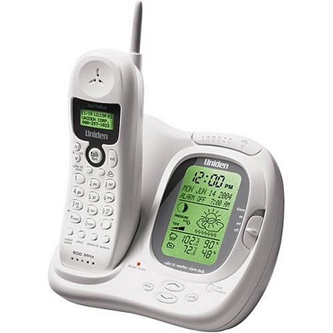 Uniden EWCI936 Cordless Weather Alarm Clock Phone (Refurbished 