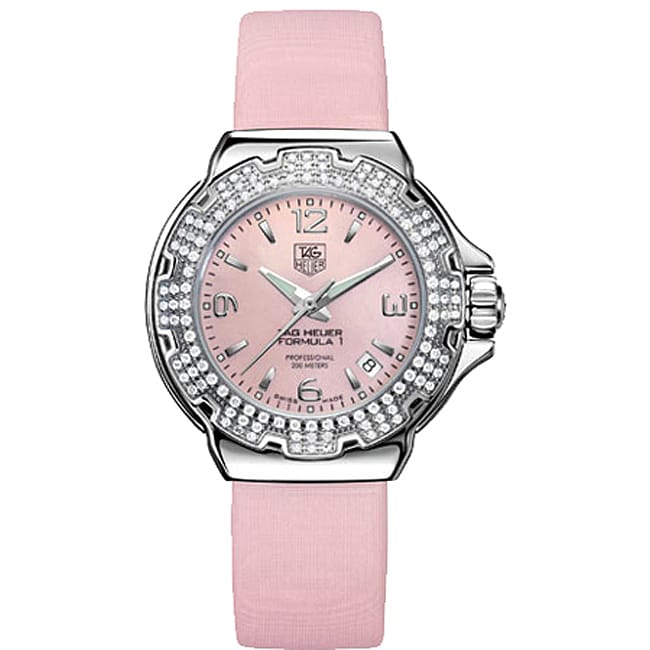 Tag Heuer Formula 1 Womens Pink Diamond Watch  