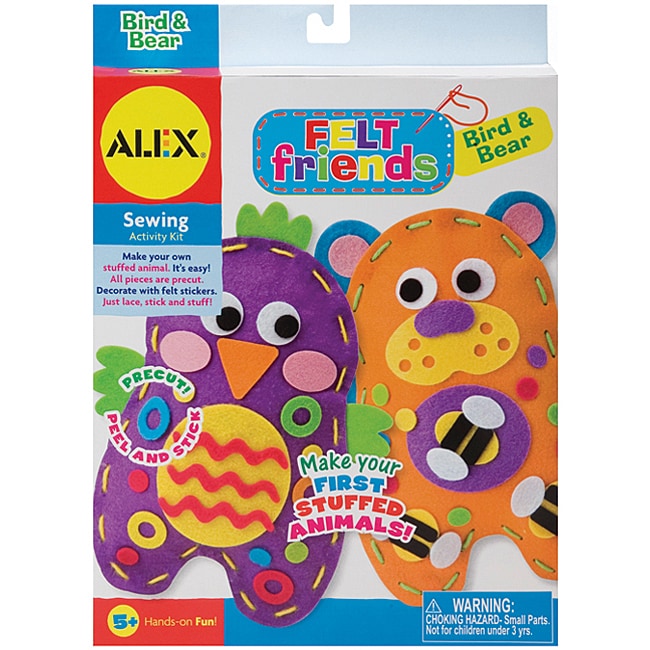 Alex Toys Felt Friends Kids Sewing Kit Free Shipping On Orders Over