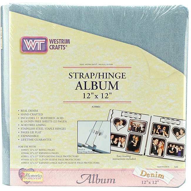 Westrim Renaissance Strap/ Hinge Scrapbook Album   Shopping