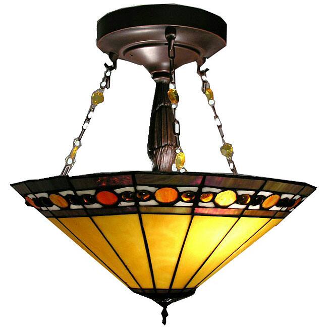 Tiffany-style Jewel Hanging Lamp
