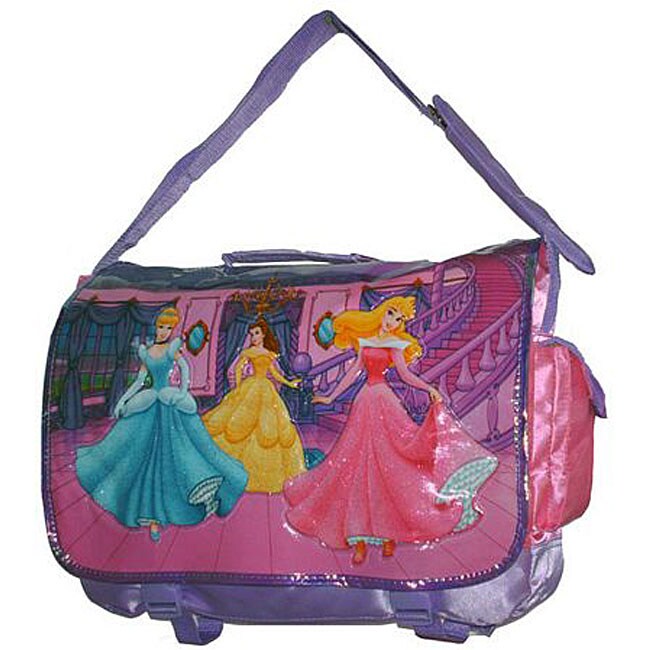 Disney Princess Pink and Purple Messenger Bag Free
