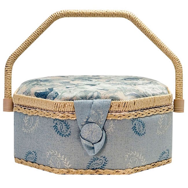 Suzys Small Octagonal Sewing Basket  