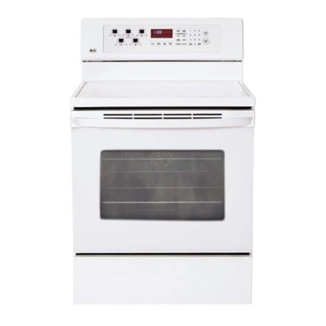 LG White Freestanding Electric Range Free Shipping Today Overstock