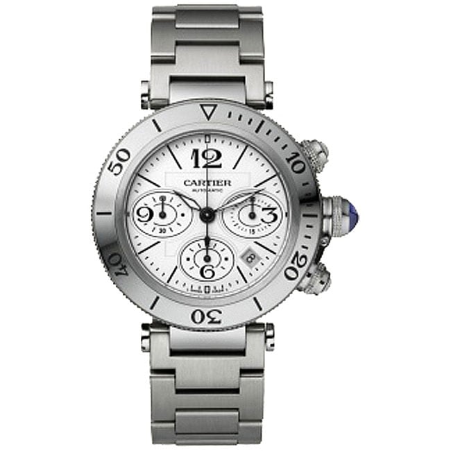 Cartier Pasha Seatimer Mens Automatic Chrono Watch  