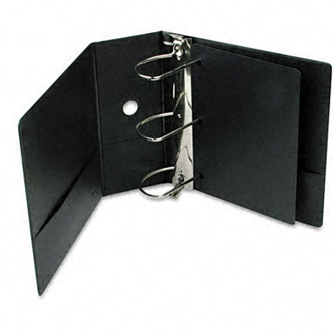 Black Clearvue Xtravalue 5 inch D ring Presentation Binder