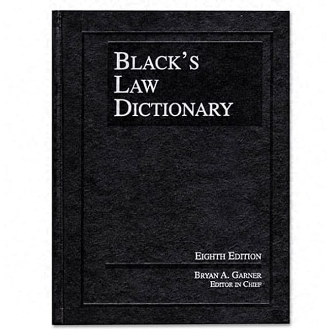 Blacks Law Dictionary 8th Edition Free Shipping Today Overstock
