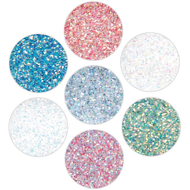Ultra-fine Pee Wee Heart Medallions Glitter - 11414611 - Overstock.com ...