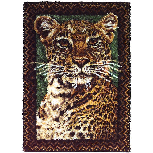 wonderart-leopard-latch-hook-rug-kit-free-shipping-on-orders-over-45