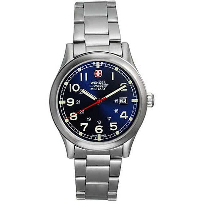 Wenger Swiss Military Mens Stainless Steel Watch   11414964