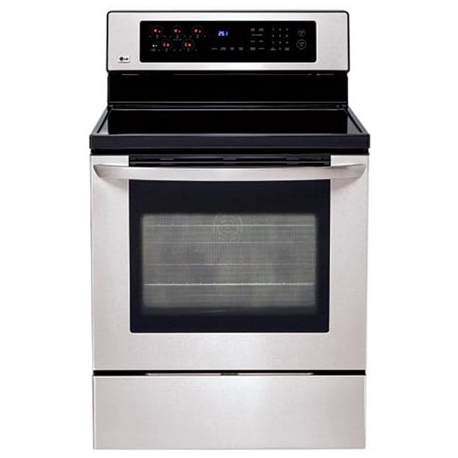 LG Stainless Steel Electric Range Stailess Steel Oven  