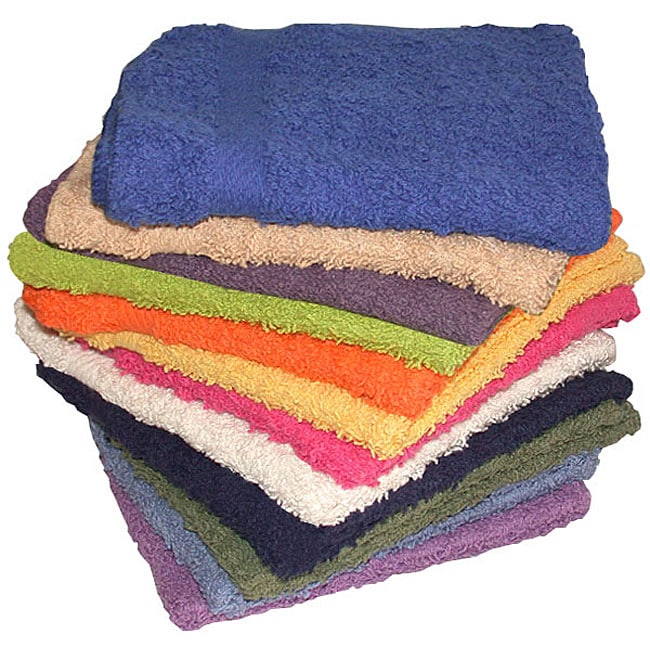 Duke Stevens Assorted Washcloth Set (Pack of 24)  