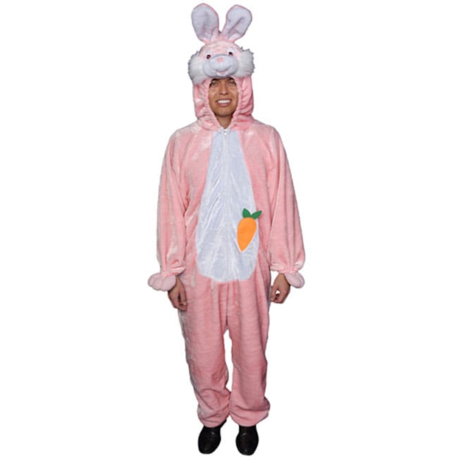 Shop Adult Pink Easter Bunny Costume - Free Shipping Today - Overstock ...