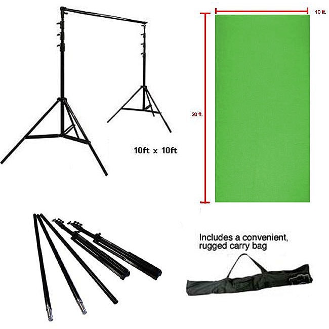 Lumiere Stand and Chroma Key Green Drop  