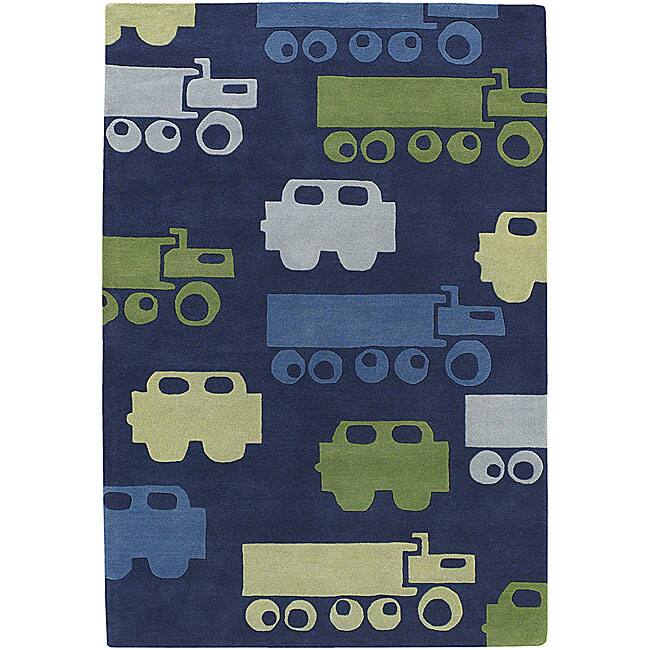 Hand-tufted Toddler Novelty Area Rug (7'9 x 10'6)