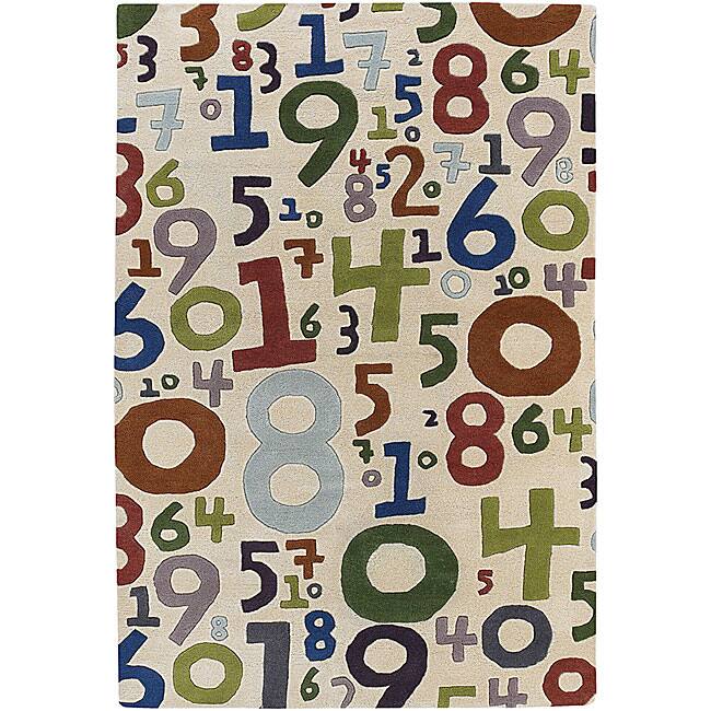 Hand-tufted Toddler Novelty Area Rug (7'9 x 10'6)