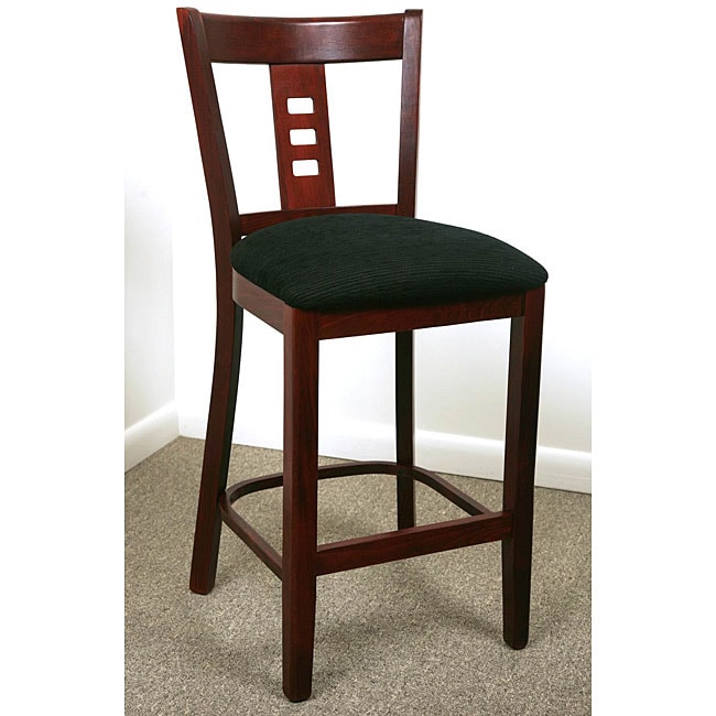 Dark Mahogany Film Back Counter Stool