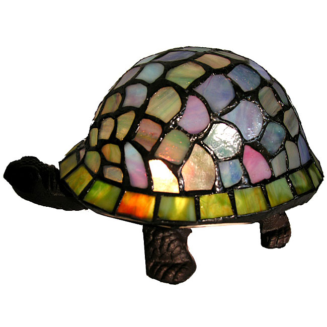 Tiffany style Turtle Accent Lamp  