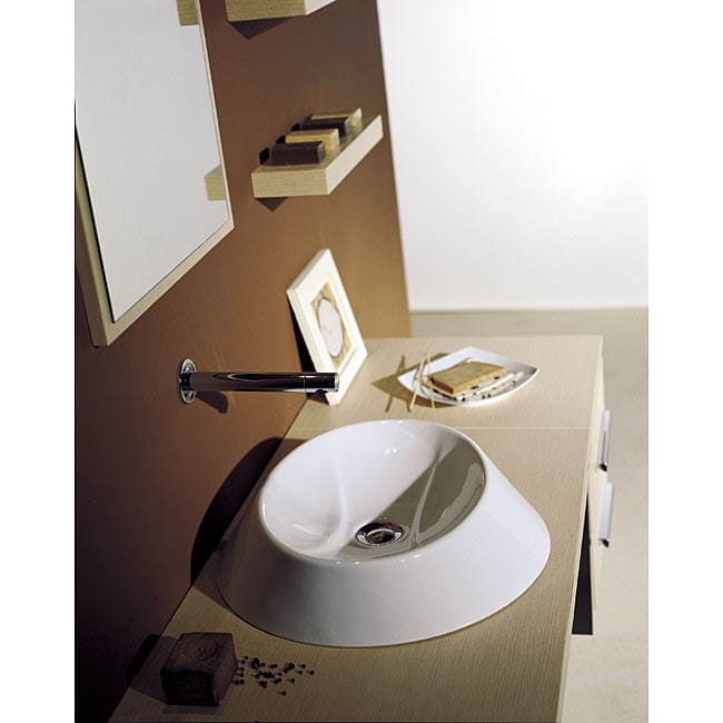 Scarabeo Rugby Round Bathroom Sink  