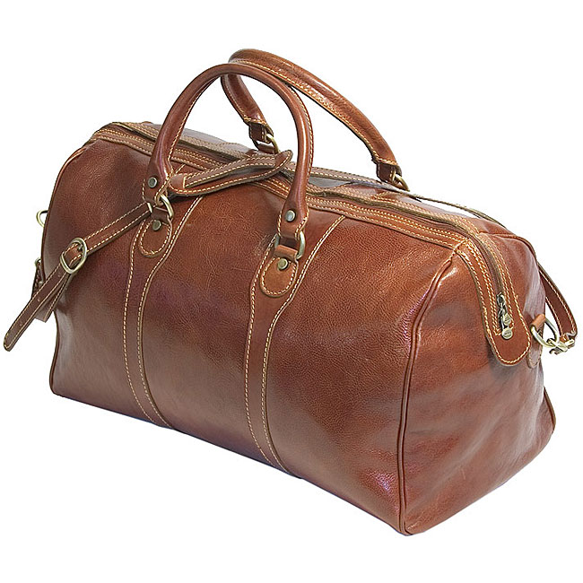 Floto Leather Milano Duffle Bag Free Shipping Today Floto Leather Milano Duffle Bag