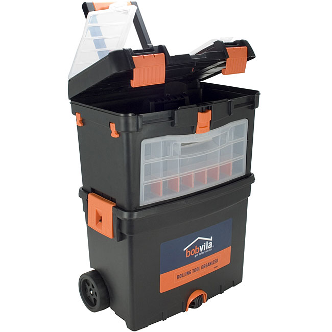 Bob Vila Black/ Orange Rolling Tool Organizer  ™ Shopping