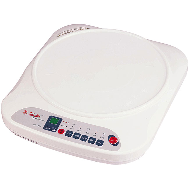 White Portable 1200watt Induction Cooktop Free Shipping Today