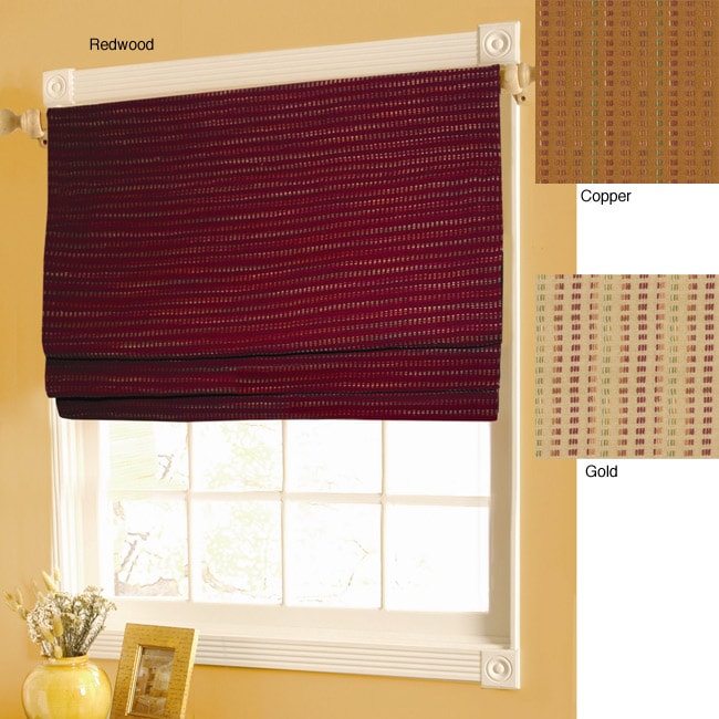 Textured Stripe Cotton Magic Blinds (30 in. x 72 in.)  