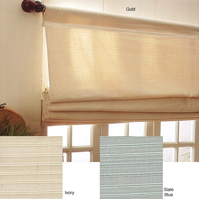 Textured Horizontal Striped Magic Blinds (40 in. x 64 in 