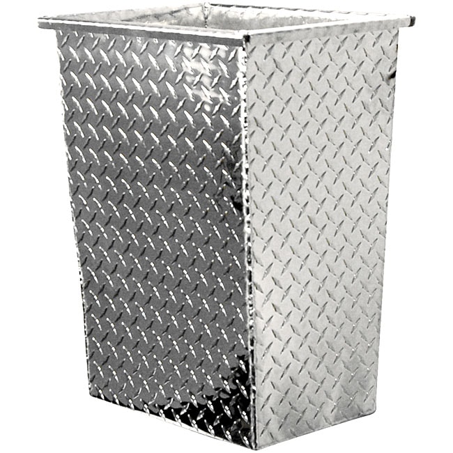 Diamond Plate Trash Can  ™ Shopping