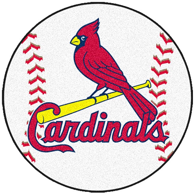 St Louis Cardinals Baseball 27 inch Rug