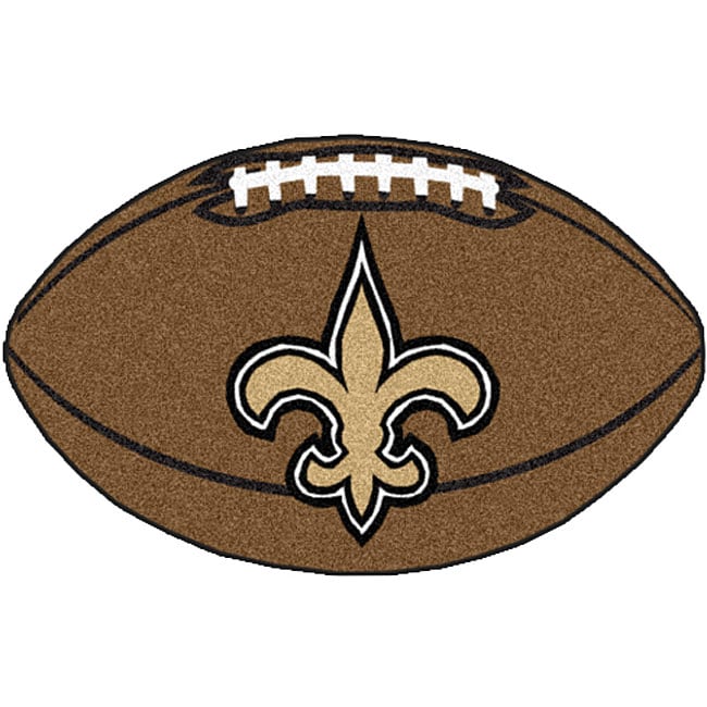 New Orleans Saints Football Mat (22 In. X 35 In.)