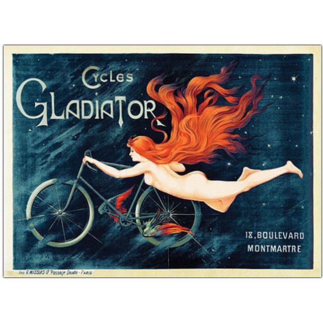 Georges Massias Cycles Gladiator Framed Art  