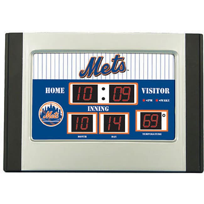 New York Mets Scoreboard Desk Clock Free Shipping Today Overstock