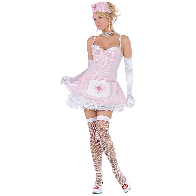 Sexy Candy Striper Womens 3 Piece Halloween Costume Free Shipping Today