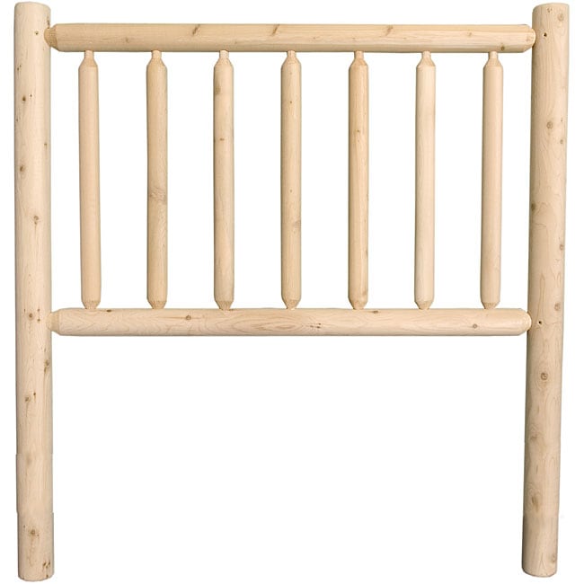 Rustic Log Pole Cedar Twin Bed Headboard Free Shipping Today