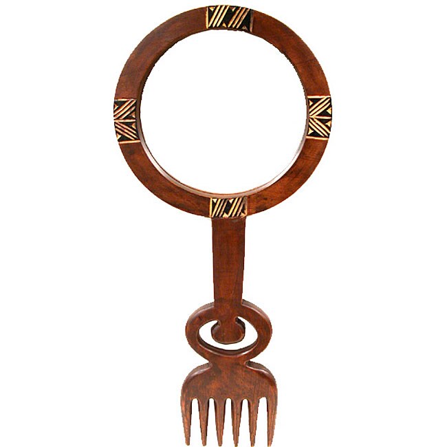 Shop Handmade African Comb Mirror (Ghana) Free Shipping Today