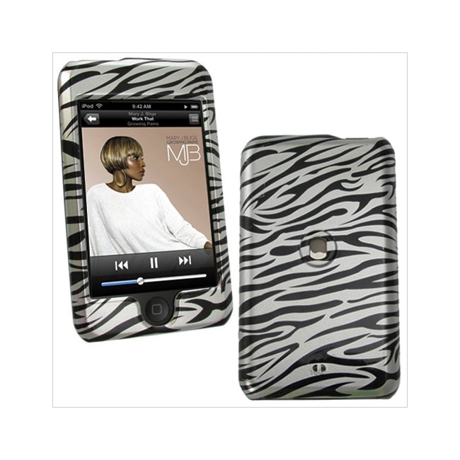 Clip On Case with Belt Clip for iPod Touch, Zebra  