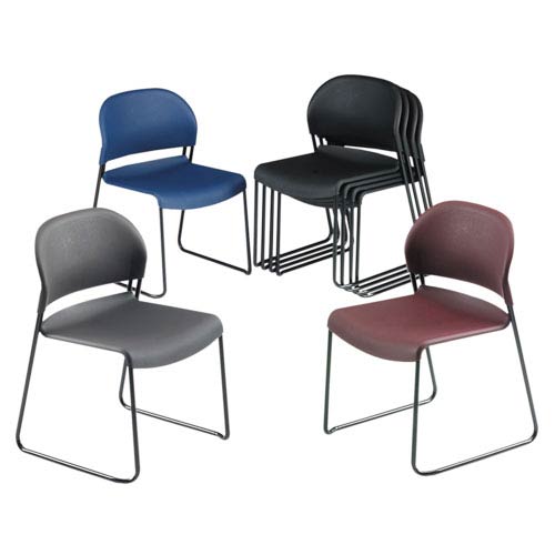 Hon 4030 Series GuestStacker Charcoal Chair (Case of 4)   