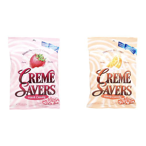 Shop Creme Savers Hard Candy, Orange Creme, 6 Oz Bags (Each) - Free